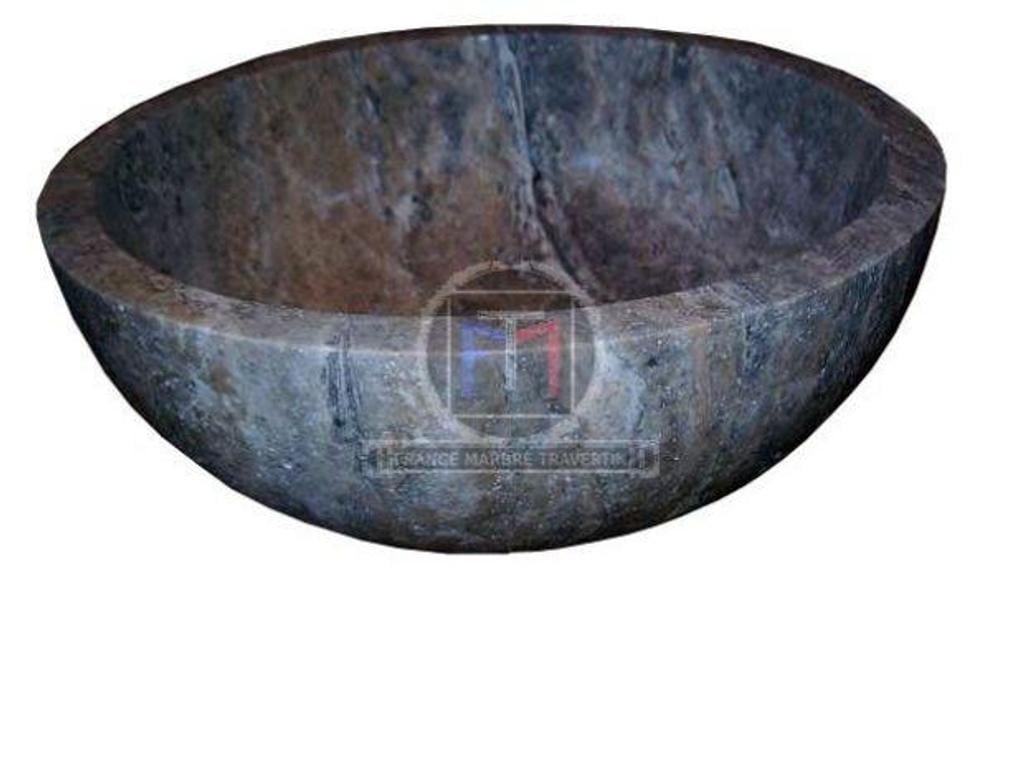 Décoration - art Var Forcalqueiret - 83136 - Photos Vivastreet Travertin Gris Silver Vasque Model Bol 