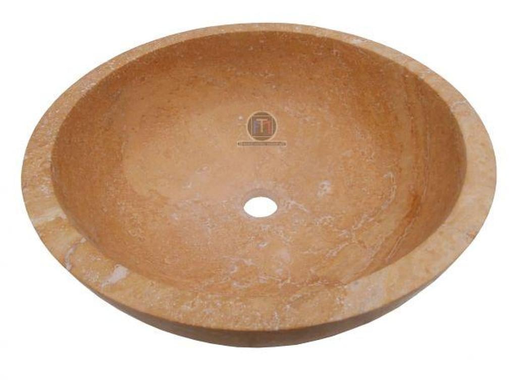 Décoration - art Var Forcalqueiret - 83136 - Photos Vivastreet Travertin Jaune Or Vasque Model Bol