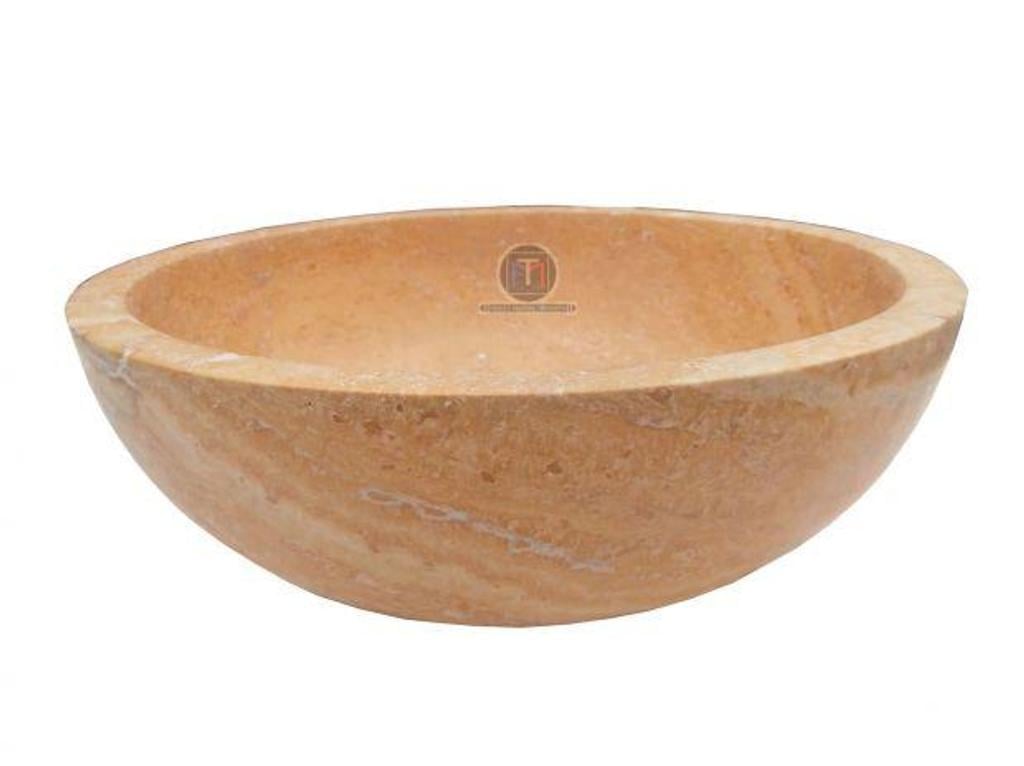 Décoration - art Var Forcalqueiret - 83136 - Photos Vivastreet Travertin Jaune Or Vasque Model Bol