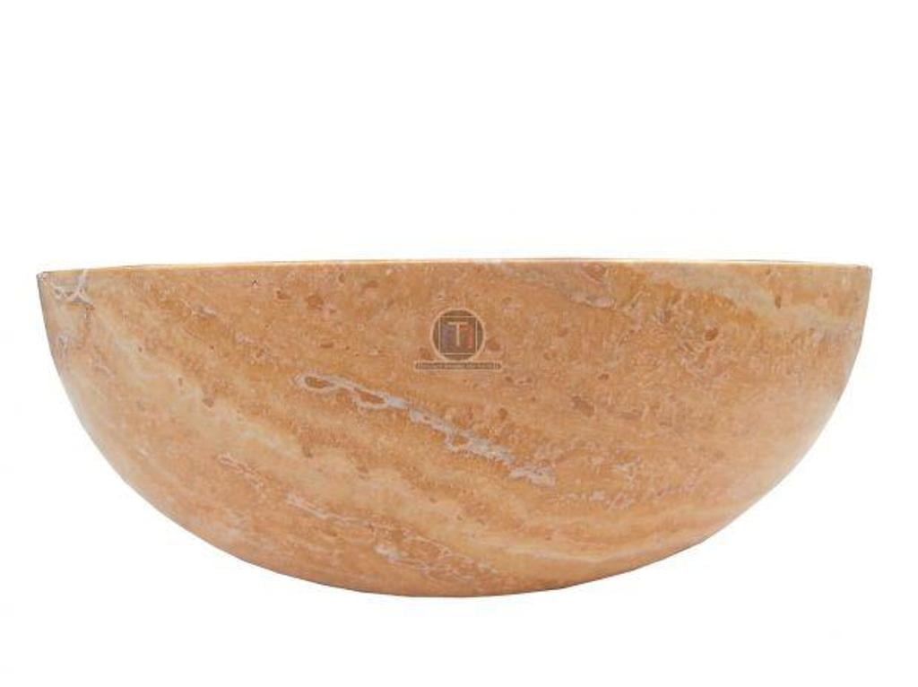 Décoration - art Var Forcalqueiret - 83136 - Photos Vivastreet Travertin Jaune Or Vasque Model Bol