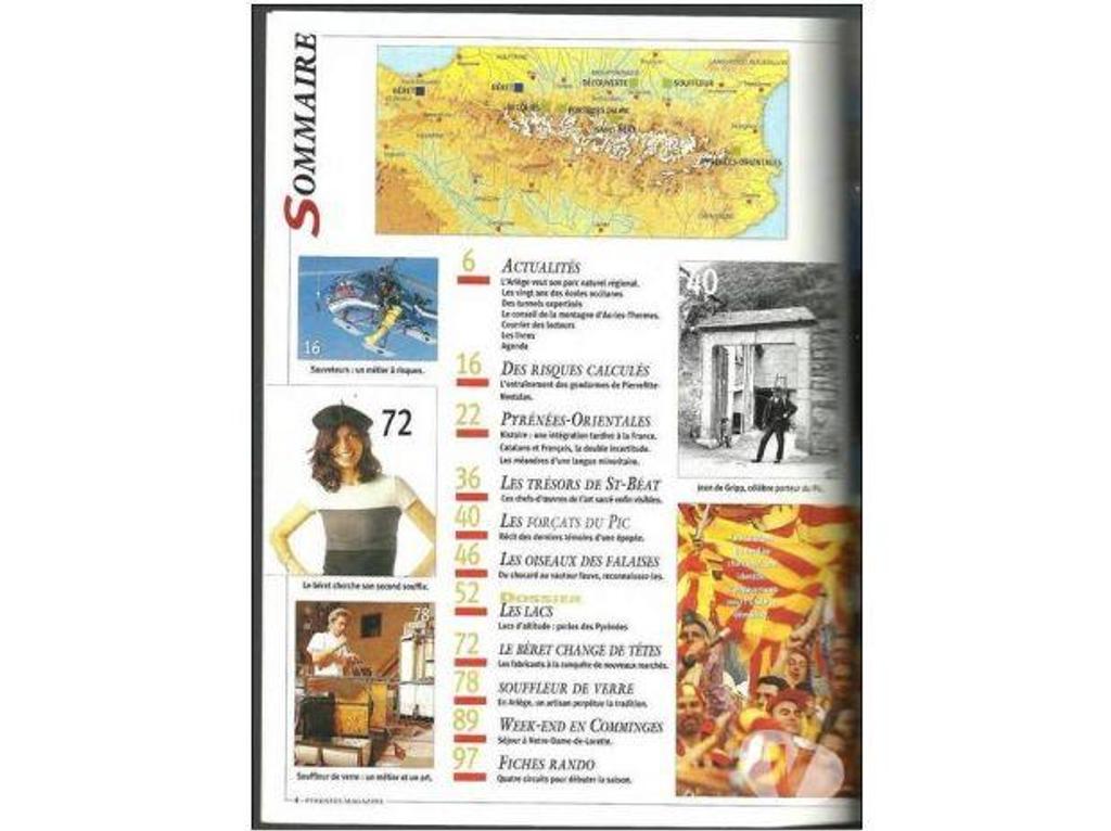 Livres occasion Tarn-et-Garonne Montauban - 82000 - Photos Vivastreet PYRENEES magazine n° 63 ROUSSILLON St BEAT etc