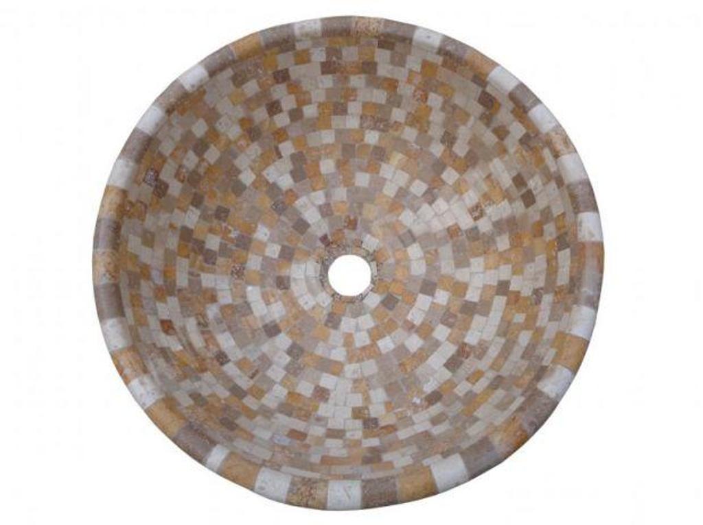  Var Forcalqueiret - 83136 - Photos Vivastreet Travertin Mixte Mosaique Vasque Modèle Bol 