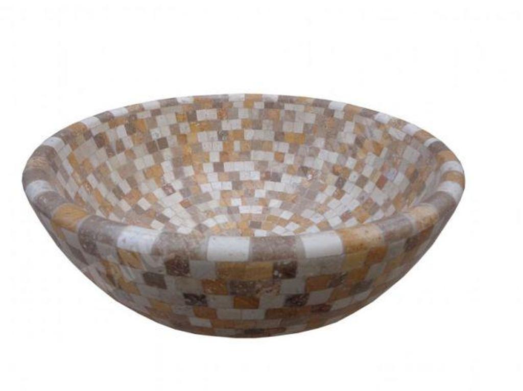  Var Forcalqueiret - 83136 - Photos Vivastreet Travertin Mixte Mosaique Vasque Modèle Bol 