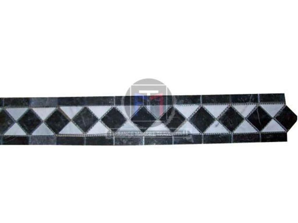 Décoration - art Var Forcalqueiret - 83136 - Photos Vivastreet Marbre Frises Noir - Blanc K-F 16 Model 30 x 12 cm