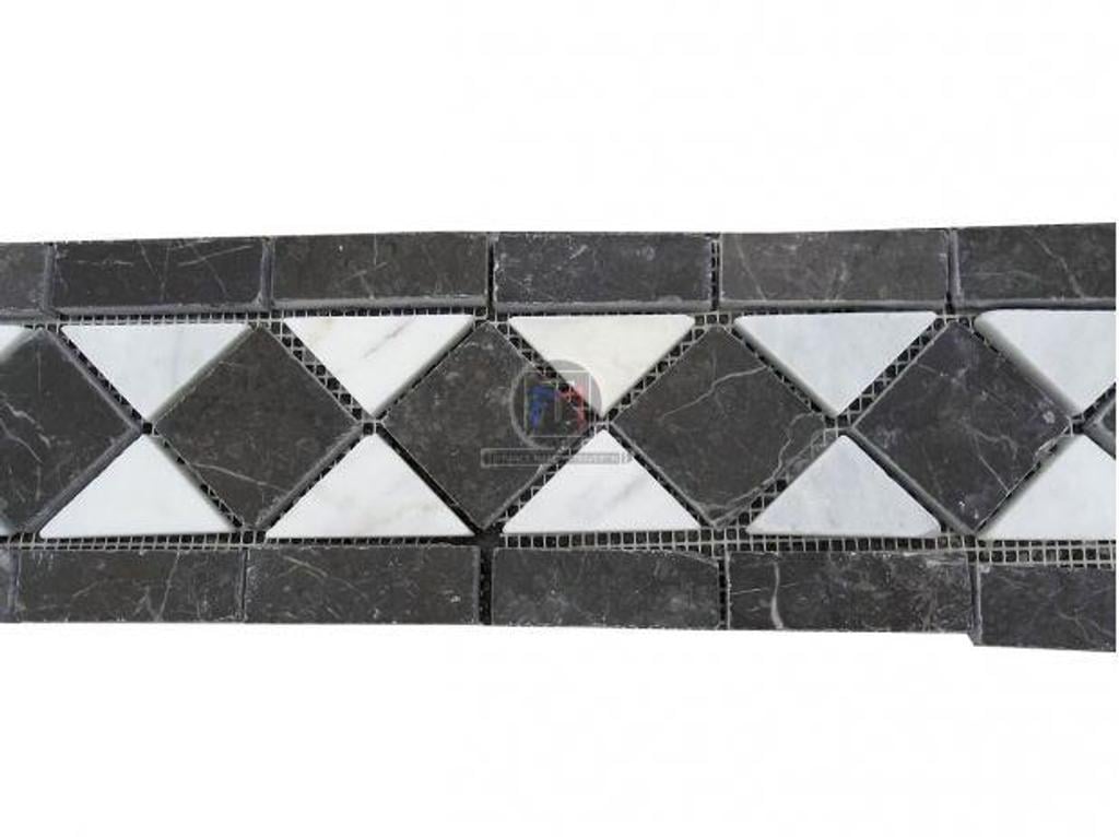 Décoration - art Var Forcalqueiret - 83136 - Photos Vivastreet Marbre Frises Noir - Blanc K-F 16 Model 30 x 12 cm