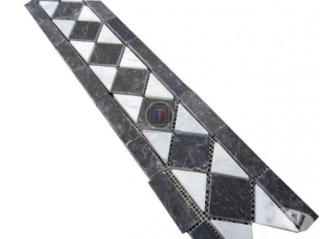 Décoration - art Var Forcalqueiret - 83136 - Photos Vivastreet Marbre Frises Noir - Blanc K-F 16 Model 30 x 12 cm