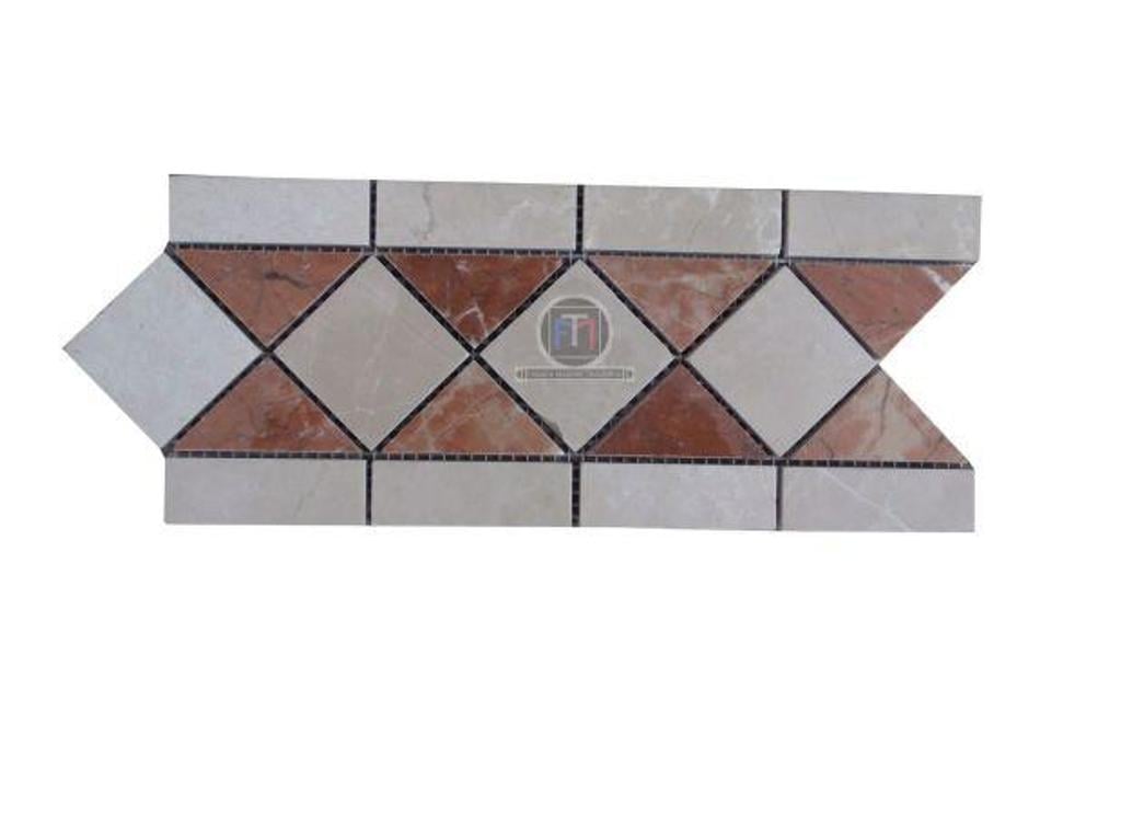 Décoration - art Var Forcalqueiret - 83136 - Photos Vivastreet Marbre Marfil Beige - Rouge Frises Model KF-16 cm 28 x 12 cm