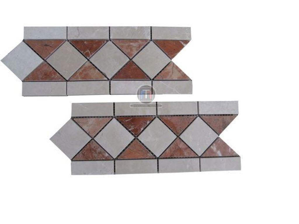 Décoration - art Var Forcalqueiret - 83136 - Photos Vivastreet Marbre Marfil Beige - Rouge Frises Model KF-16 cm 28 x 12 cm