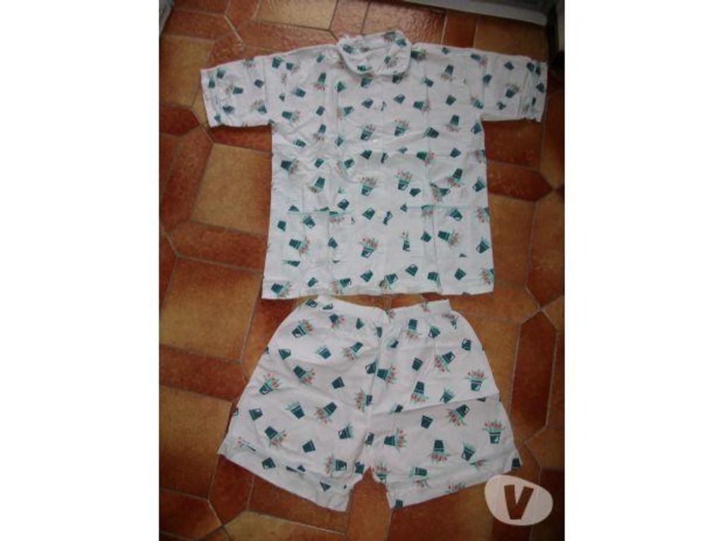 Vêtements occasion Bas-Rhin Bouxwiller - 67330 - Photos Vivastreet Pyjashort Blanc Imprimé T40-42 