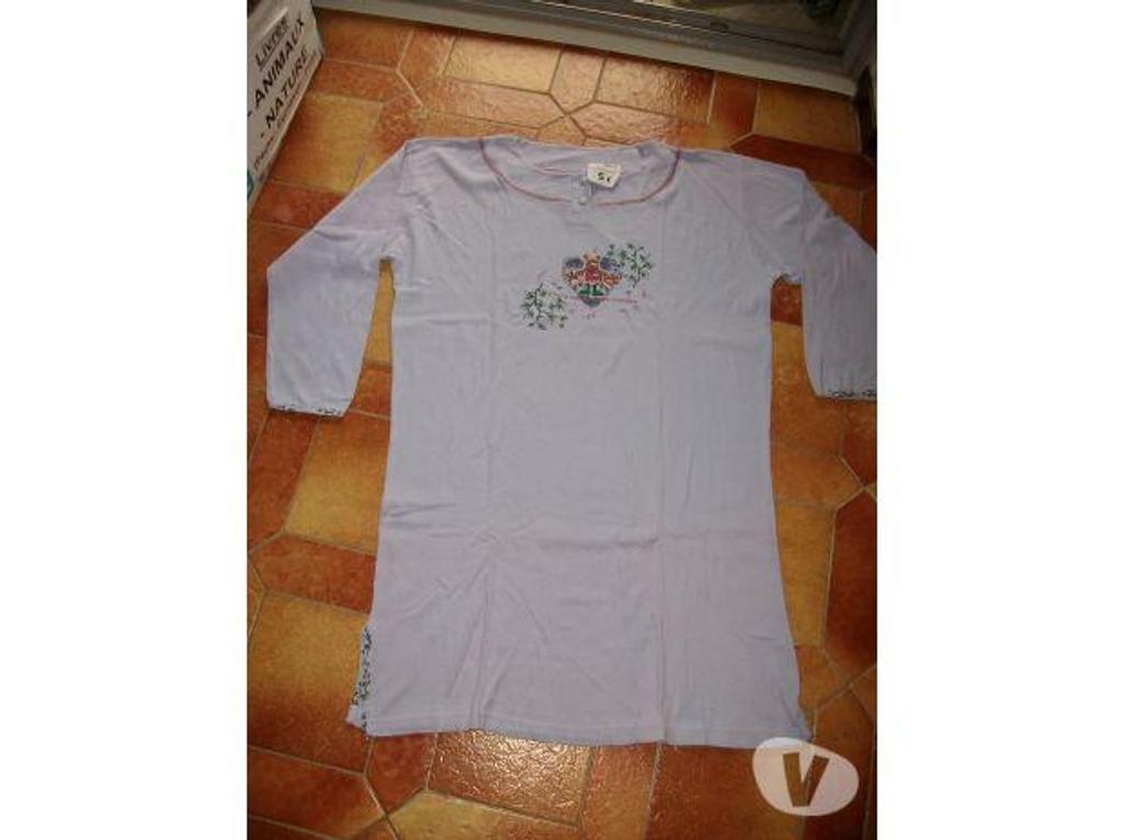 Vêtements occasion Bas-Rhin Bouxwiller - 67330 - Photos Vivastreet Chemises de Nuit courtes en coton T42 à T54-56