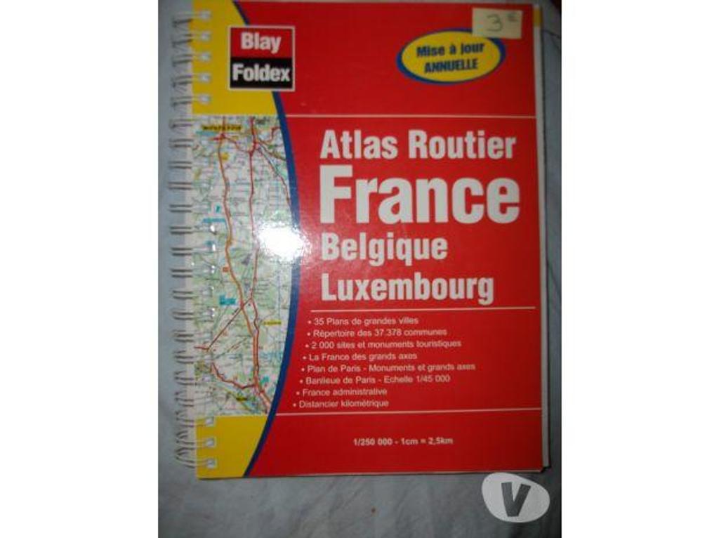 Livres occasion Bas-Rhin Bouxwiller - 67330 - Photos Vivastreet Atlas Routiers à 3 € pièce