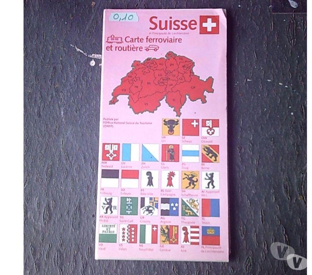 Livres occasion Bas-Rhin Bouxwiller - 67330 - Photos Vivastreet Cartes Routières Espagne-Portugal et Suisse