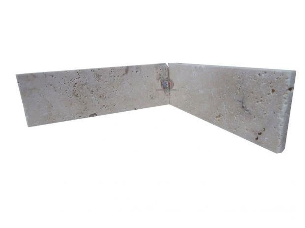 Décoration - art Var Forcalqueiret - 83136 - Photos Vivastreet Travertin Blanc Ivoire Plinthe 30,5 x 10 cm