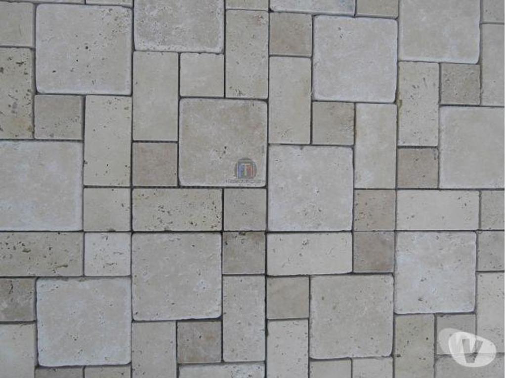  Var Forcalqueiret - 83136 - Photos Vivastreet Travertin Classique Beige Mosaïque sur filet 30,5 x 30,5 c