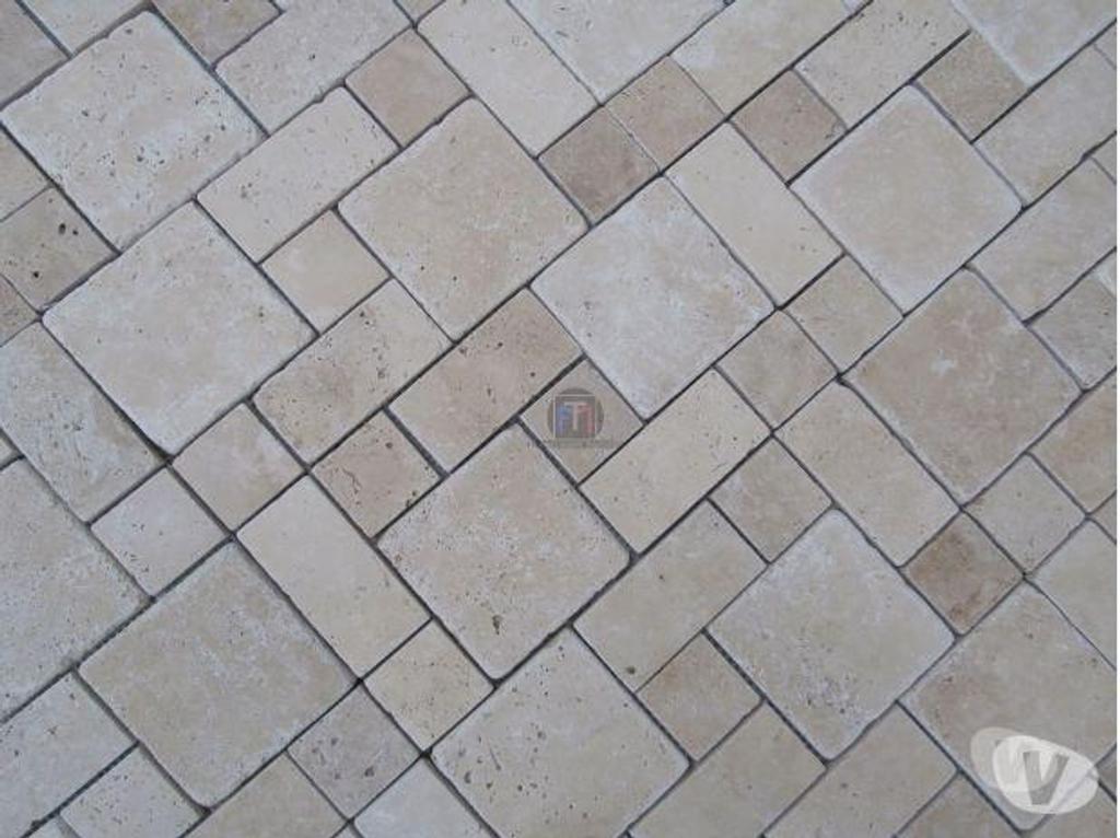  Var Forcalqueiret - 83136 - Photos Vivastreet Travertin Classique Beige Mosaïque sur filet 30,5 x 30,5 c