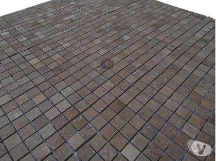 Bricolage - Jardin - Outillage Forcalqueiret Var - Photos Vivastreet Travertin Noce Marron Mosaïque sur filet 30,5 x 30,5 cm