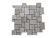  Travertin Classique Beige Mosaïque sur filet 30,5 x 30,5cm