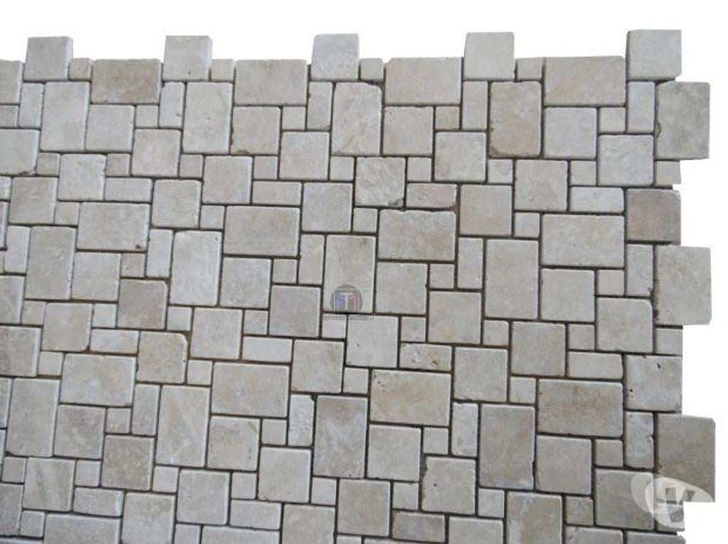 Var Forcalqueiret - 83136 - Photos Vivastreet Travertin Classique Beige Mosaïque sur filet 30,5 x 30,5cm