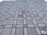  Travertin Gris Silver - Classique Mosaïque sur filet 