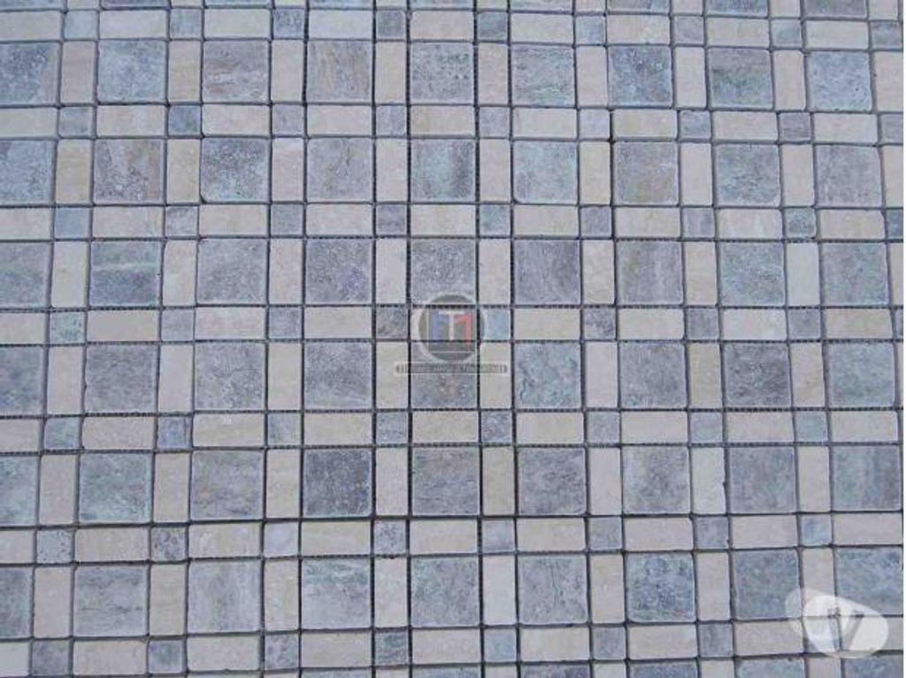  Var Forcalqueiret - 83136 - Photos Vivastreet Travertin Gris Silver - Classique Mosaïque sur filet 