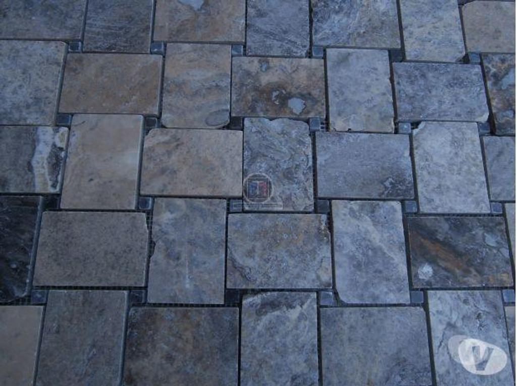  Var Forcalqueiret - 83136 - Photos Vivastreet Travertin Gris Silver Mosaïque sur filet 30,5x30,5 cm