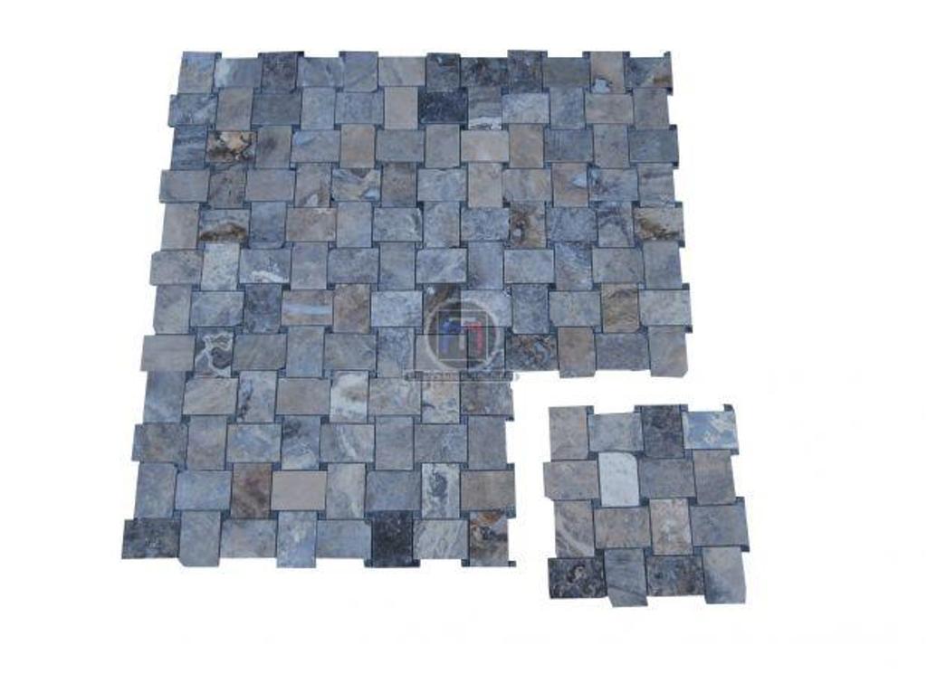  Var Forcalqueiret - 83136 - Photos Vivastreet Travertin Gris Silver Mosaïque sur filet 30,5x30,5 cm