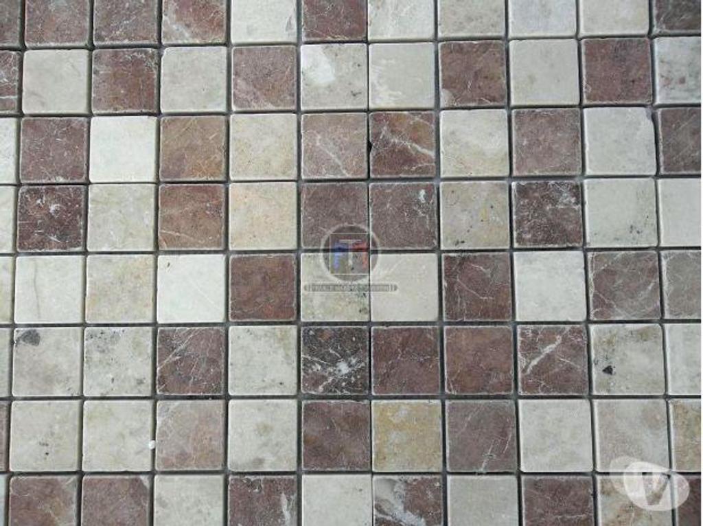  Var Forcalqueiret - 83136 - Photos Vivastreet Marbre Beige - Rouge Mixte Mosaïque sur filet 