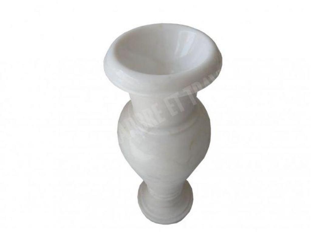 Décoration - art Var Forcalqueiret - 83136 - Photos Vivastreet Marbre Blanc Afyon Vase 90 cm