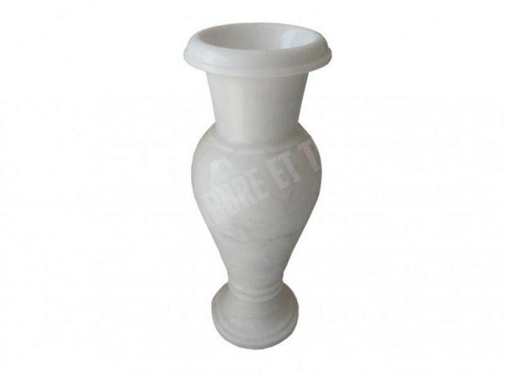Décoration - art Var Forcalqueiret - 83136 - Photos Vivastreet Marbre Blanc Afyon Vase 90 cm