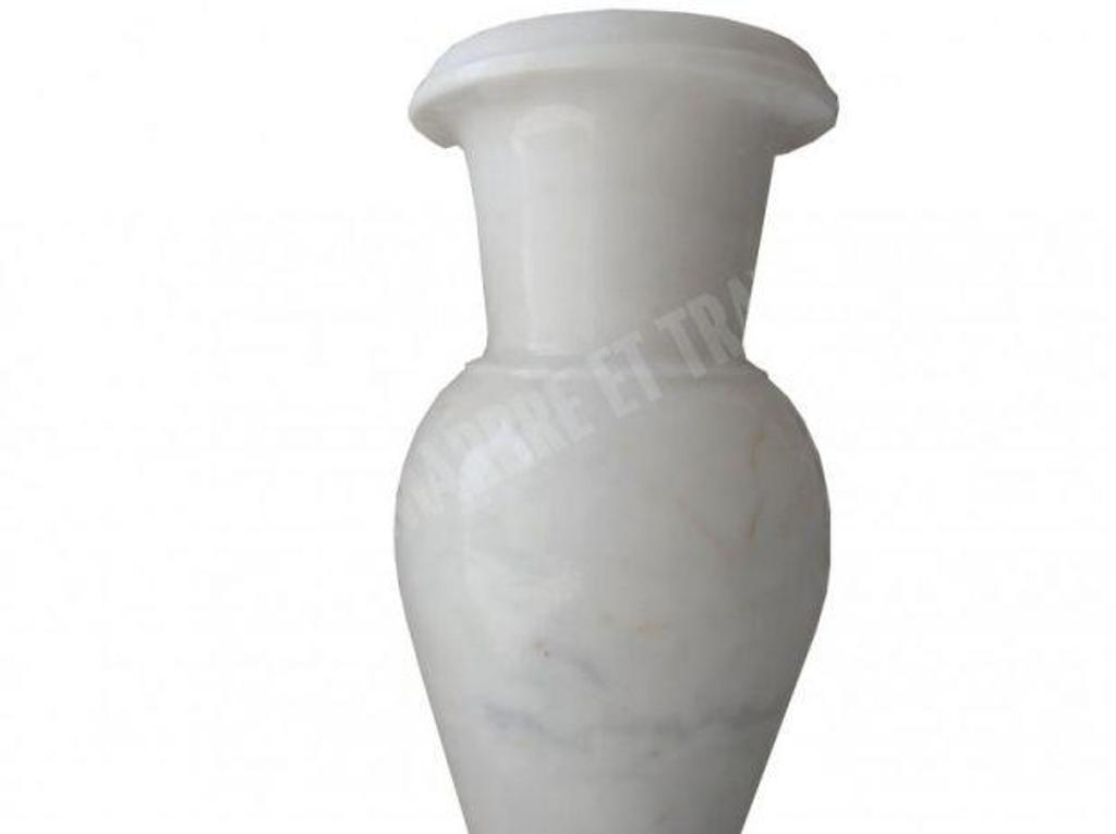 Décoration - art Var Forcalqueiret - 83136 - Photos Vivastreet Marbre Blanc Afyon Vase 90 cm