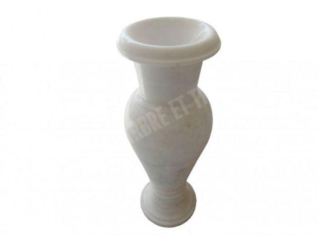 Décoration - art Var Forcalqueiret - 83136 - Photos Vivastreet Marbre Blanc Afyon Vase 90 cm