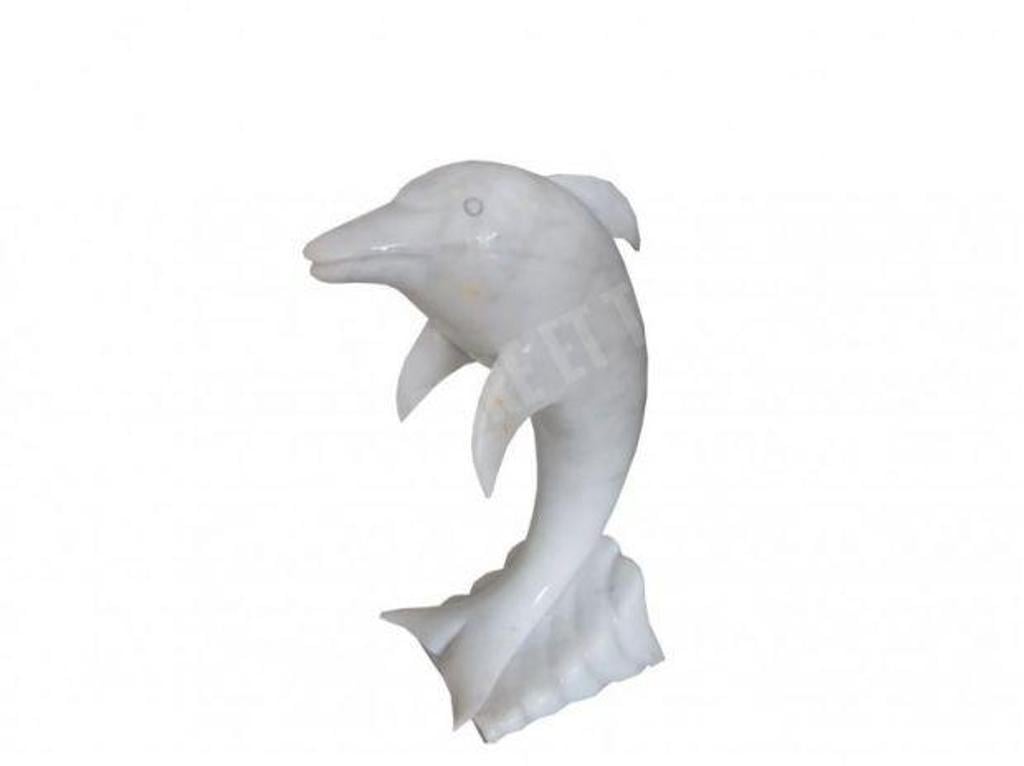 Décoration - art Var Forcalqueiret - 83136 - Photos Vivastreet Marbre Blanc Dauphin Sculpture 60 x 45 cm