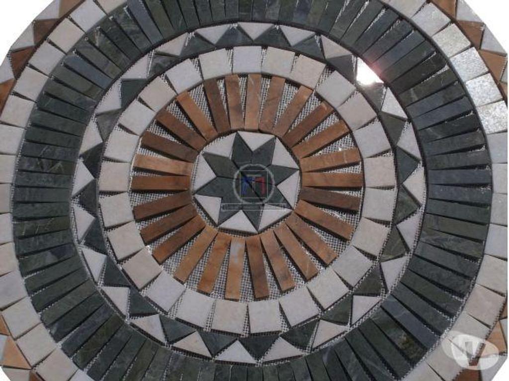 Décoration - art Var Forcalqueiret - 83136 - Photos Vivastreet Marbre Mixte Rosaces Rond 100 cm Diamètre