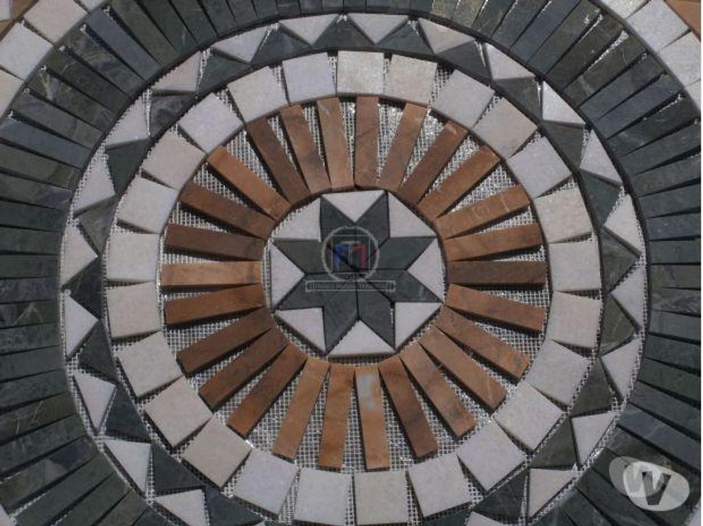 Décoration - art Var Forcalqueiret - 83136 - Photos Vivastreet Marbre Mixte Rosaces Rond 100 cm Diamètre