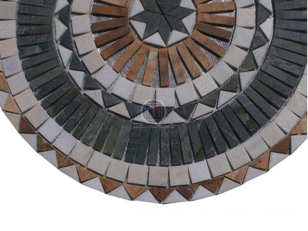 Décoration - art Var Forcalqueiret - 83136 - Photos Vivastreet Marbre Mixte Rosaces Rond 100 cm Diamètre