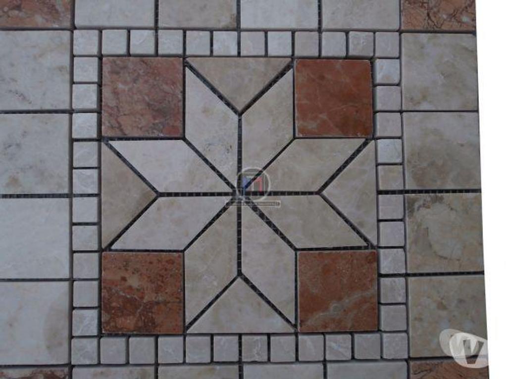 Décoration - art Var Forcalqueiret - 83136 - Photos Vivastreet Marbre Beige - Rouge Petit Rosaces 30,5x30,5 cm