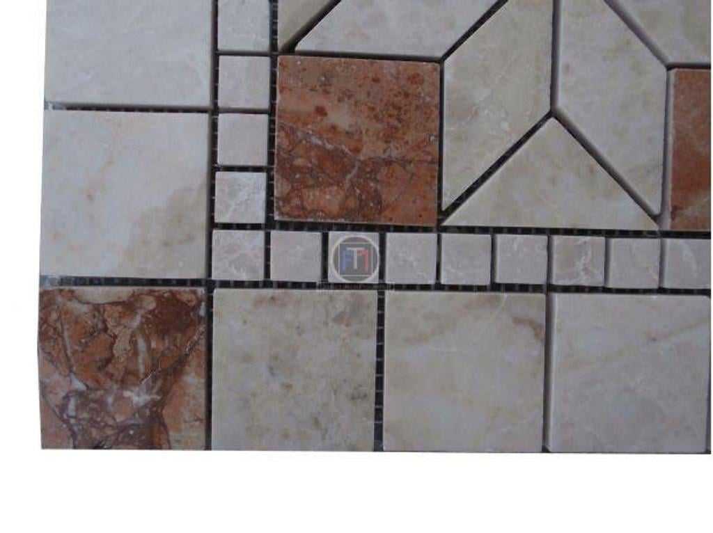 Décoration - art Var Forcalqueiret - 83136 - Photos Vivastreet Marbre Beige - Rouge Petit Rosaces 30,5x30,5 cm