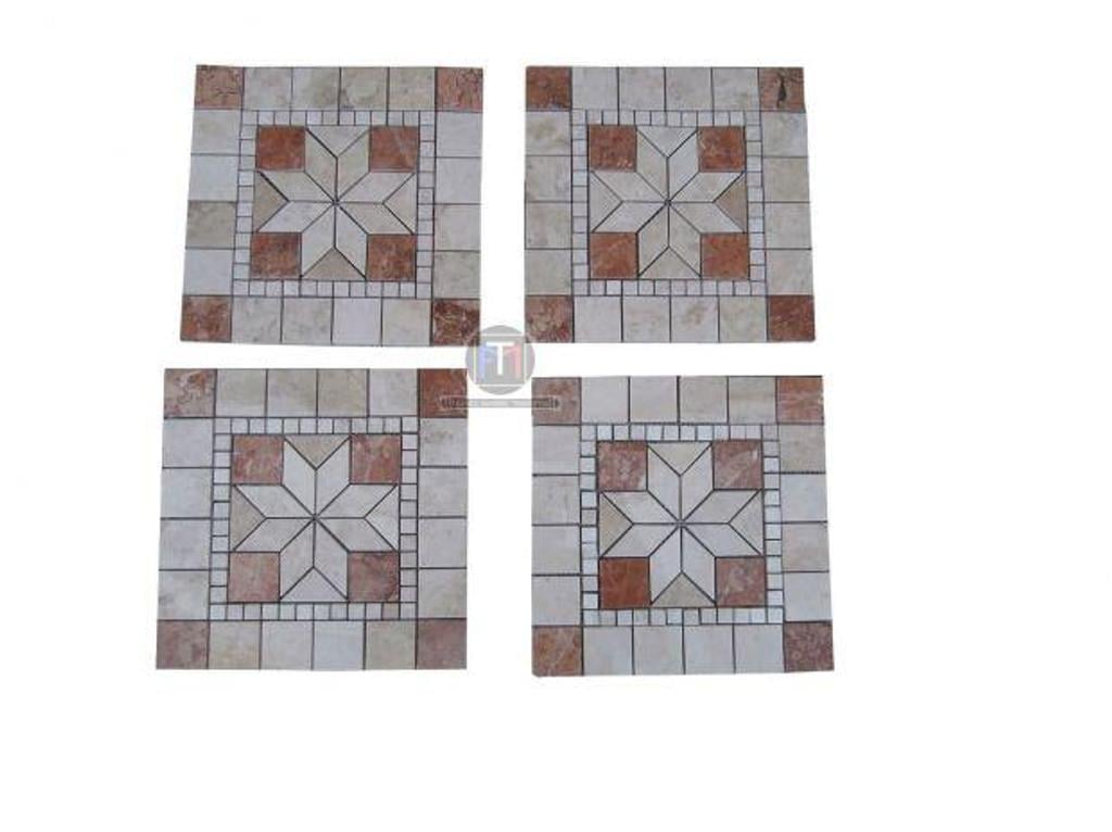 Décoration - art Var Forcalqueiret - 83136 - Photos Vivastreet Marbre Beige - Rouge Petit Rosaces 30,5x30,5 cm