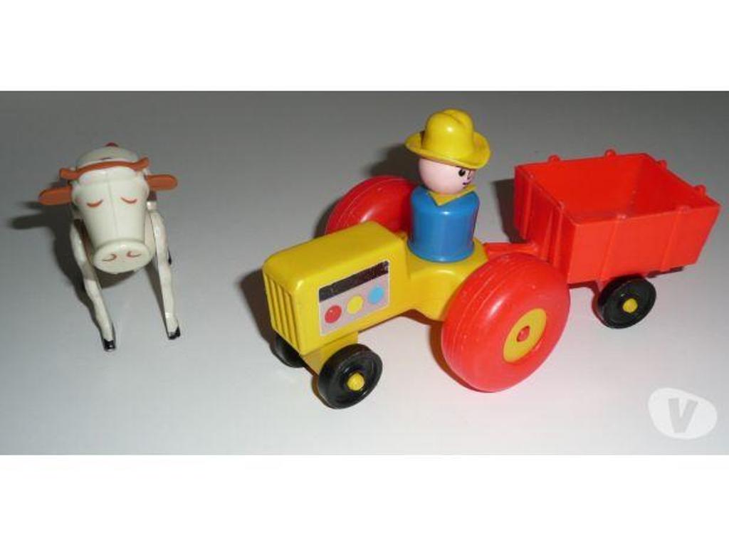 Jeux - Jouets Seine-et-Marne Meaux - 77100 - Photos Vivastreet TRACTEUR, FIGURINE, VACHE Fisher Price années 1980 