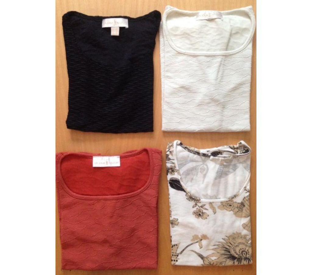 Vêtements occasion Seine-et-Marne Meaux - 77100 - Photos Vivastreet Lot de 4 T-SHIRTS femme taille 46 