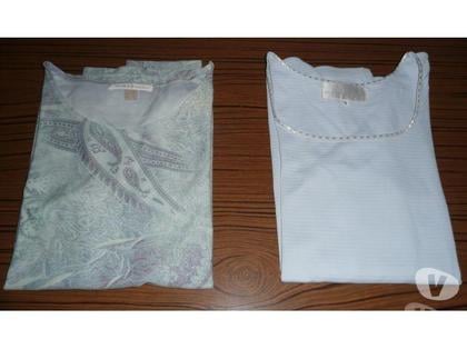 Vêtements occasion Meaux Seine-et-Marne - Photos Vivastreet Lot de 2 T-SHIRTS femme taille 46 