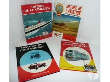Livres occasion Meaux Seine-et-Marne - Photos Vivastreet HISTOIRE DES CHEMINS DE FER- L'AUTOMOBILE-NAVIGATION AERIENN