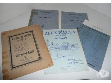 Instruments de musique Meaux Seine-et-Marne - Photos Vivastreet LOT de PARTITIONS pour piano
