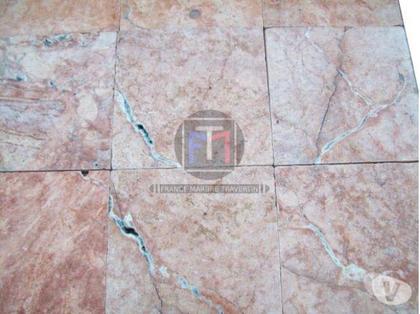 Bricolage - Jardin - Outillage Forcalqueiret Var - Photos Vivastreet Travertin Rose Rouge 40,6 x 40,6 cm