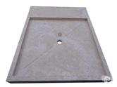 Travertin Classique Beige Bac a Douche 140 x 110 cm