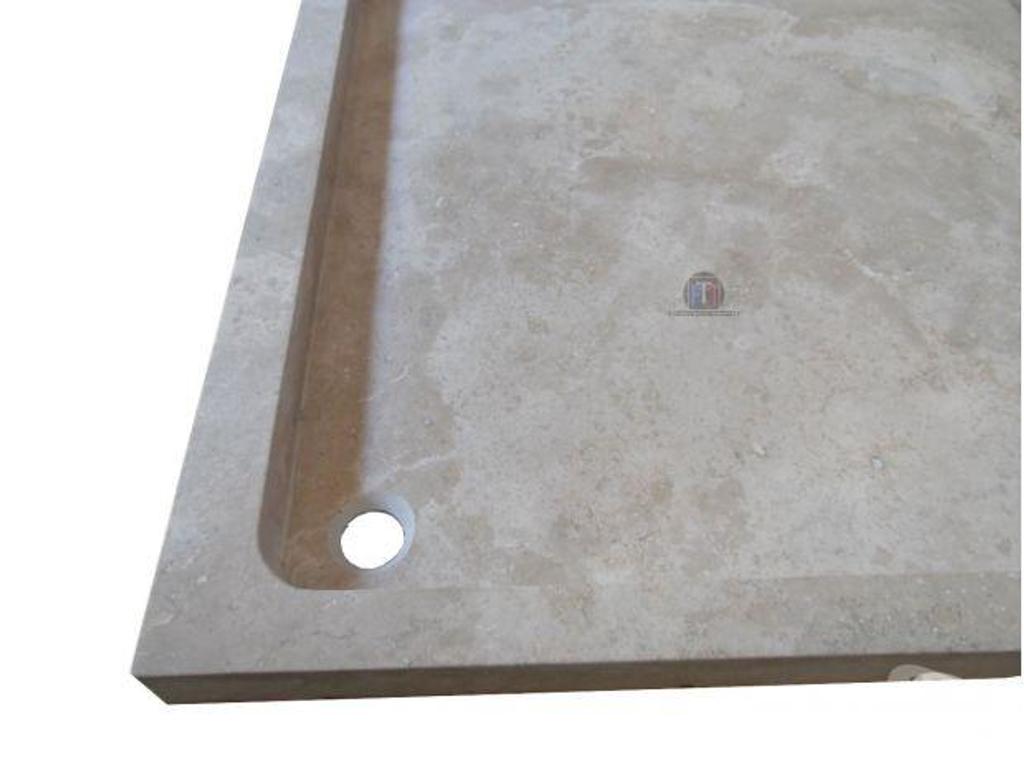 Décoration - art Var Forcalqueiret - 83136 - Photos Vivastreet Travertin Classique Beige Bac A Douche 90 x 90 cm