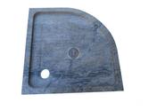  Travertin Silver Gris Angle Bac A Douche 90 x 90 cm