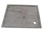  Travertin Classique Beige Bac a douche 120 x 80 cm