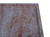 Travertin Rose Rouge Bac A Douche 130 x 90 cm