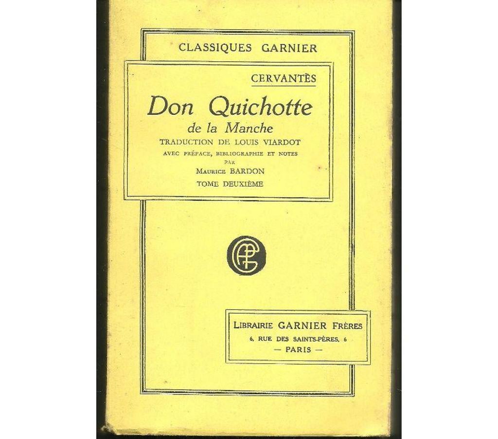 Livres occasion Tarn-et-Garonne Montauban - 82000 - Photos Vivastreet CERVANTES Don Quichotte de la Manche - Tome 2 - GARNIER 1941